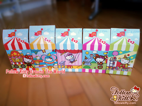 Hello Kitty Circus of Life Limited Set from Hong Kong McDonald's