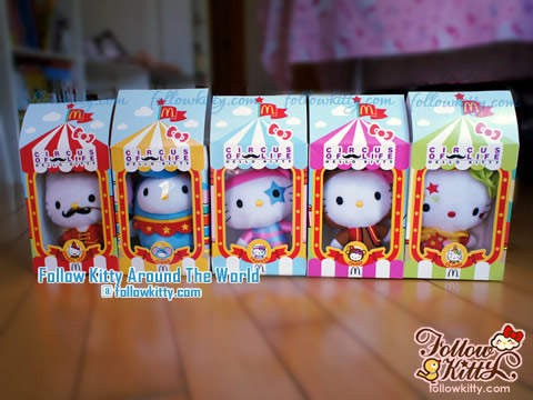 Hello Kitty Circus of Life Limited Set from Hong Kong McDonald's