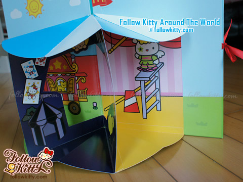 香港麥當勞Hello Kitty馬戲團限量套裝立體圖書