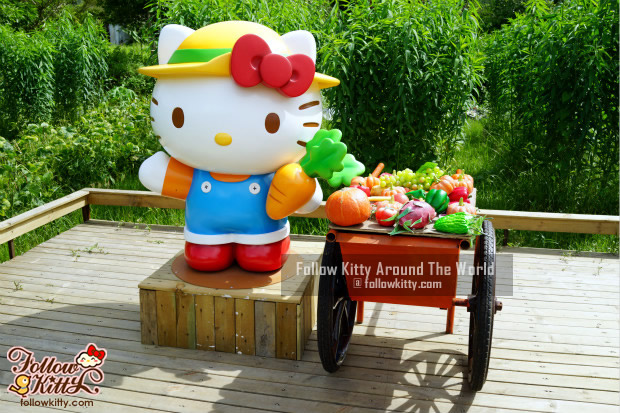 Hello Kitty Figure in the Farm