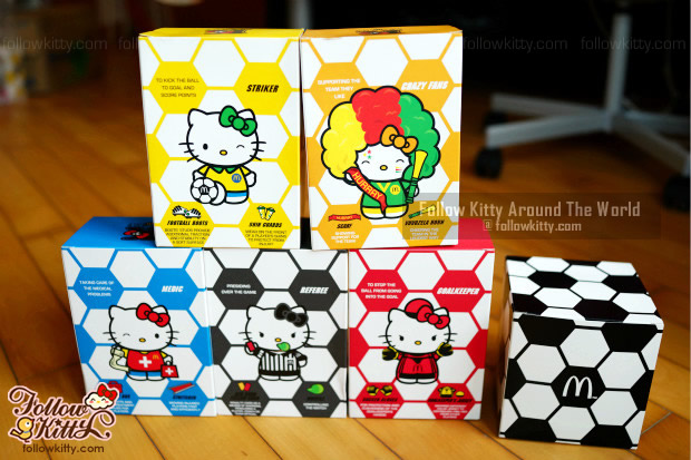 Hello Kitty K-League World Cup Collector's Kit from Hong Kong McDonald's