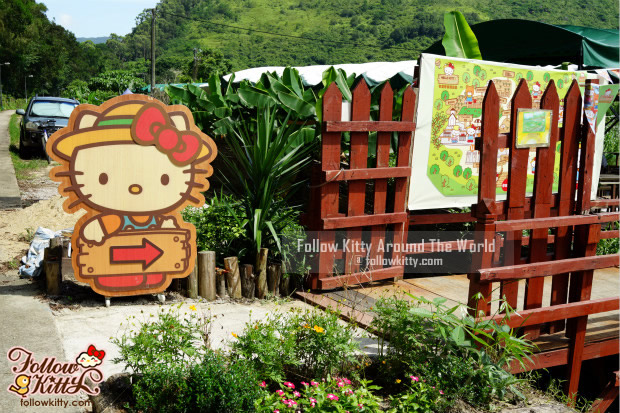 Entrance of Hello Kitty Go Green Organic Farm